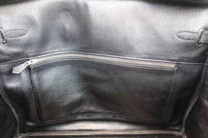 HERMES／エルメス バーキン40 アルデンヌ ブラック □F刻印 ハンドバッグ 700040057