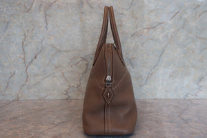 HERMES／エルメス ボリード31 トリヨンクレマンス エトゥープ □I刻印 ショルダーバッグ 700020111