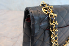画像をギャラリービューアに読み込む, CHANEL/シャネル パリ限定マトラッセＷフラップチェーンショルダーバッグ ラムスキン ブラック/ゴールド金具 ショルダーバッグ 800080146

