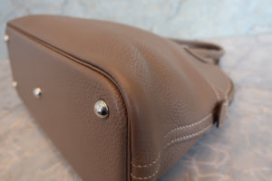 HERMES／エルメス ボリード31 トリヨンクレマンス エトゥープ □I刻印 ショルダーバッグ 700020111