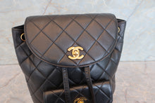 画像をギャラリービューアに読み込む, CHANEL/シャネル マトラッセチェーンリュック ラムスキン ブラック/ゴールド金具 リュック 700100222
