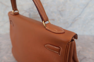 HERMES／エルメス ケリー32 クシュベル ゴールド □A刻印 ショルダーバッグ 700050171