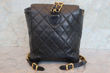 画像をギャラリービューアに読み込む, CHANEL/シャネル マトラッセチェーンリュック ラムスキン ブラック/ゴールド金具 リュック 700100222
