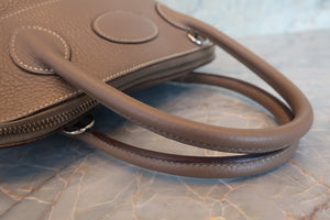 HERMES／エルメス ボリード31 トリヨンクレマンス エトゥープ □I刻印 ショルダーバッグ 700020111