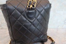 画像をギャラリービューアに読み込む, CHANEL/シャネル マトラッセチェーンリュック ラムスキン ブラック/ゴールド金具 リュック 700100222
