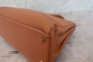 HERMES／エルメス ケリー32 クシュベル ゴールド □A刻印 ショルダーバッグ 700050171