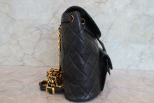 画像をギャラリービューアに読み込む, CHANEL/シャネル マトラッセチェーンリュック ラムスキン ブラック/ゴールド金具 リュック 700100222
