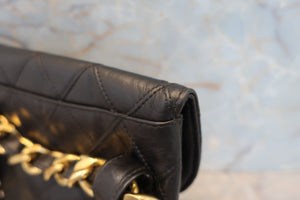 CHANEL/シャネル ビコローレウエストバッグ ラムスキン ブラック/ゴールド金具 ウエストバッグ 700070132