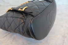 画像をギャラリービューアに読み込む, CHANEL/シャネル マトラッセチェーンリュック ラムスキン ブラック/ゴールド金具 リュック 700100222
