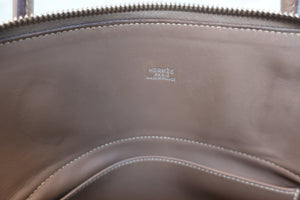 HERMES／エルメス ボリード31 トリヨンクレマンス エトゥープ □I刻印 ショルダーバッグ 700020111