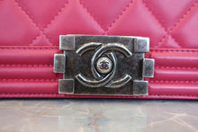 画像をギャラリービューアに読み込む, CHANEL/シャネル ボーイシャネルチェーンショルダーバッグ ラムスキン ピンク/シルバー金具 ショルダーバッグ 800010029
