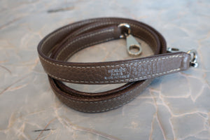 HERMES／エルメス ボリード31 トリヨンクレマンス エトゥープ □I刻印 ショルダーバッグ 700020111