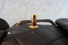 画像をギャラリービューアに読み込む, CHANEL/シャネル マトラッセチェーンリュック ラムスキン ブラック/ゴールド金具 リュック 700100222
