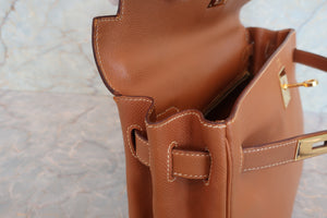 HERMES／エルメス ケリー32 クシュベル ゴールド □A刻印 ショルダーバッグ 700050171