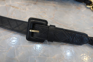 CHANEL/シャネル ビコローレウエストバッグ ラムスキン ブラック/ゴールド金具 ウエストバッグ 700070132
