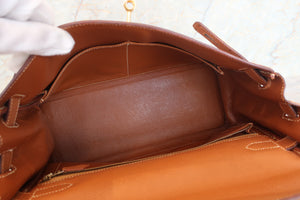 HERMES／エルメス ケリー32 クシュベル ゴールド □A刻印 ショルダーバッグ 700050171