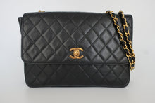 將圖片載入圖庫檢視器 CHANEL/シャネル マトラッセチェーンショルダーバッグ ラムスキン ブラック/ゴールド金具 ショルダーバッグ 800100029
