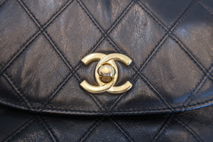 CHANEL/シャネル ビコローレウエストバッグ ラムスキン ブラック/ゴールド金具 ウエストバッグ 700070132