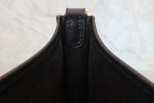 Load image into Gallery viewer, HERMES  EVELYNE TPM Box carf leather Black □F Engraving Shoulder bag 800070032
