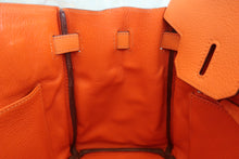 將圖片載入圖庫檢視器 HERMES／エルメス バーキン30 トリヨンクレマンス オレンジ □I刻印 ハンドバッグ 700050282
