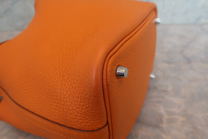HERMES／エルメス ピコタンロックＰＭ トリヨンクレマンス アプリコット C刻印 ハンドバッグ 700090158