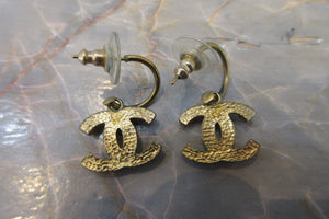 CHANEL/シャネル ココマークピアス 金メッキ ゴールド ピアス 700020235