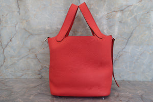 HERMES／エルメス ピコタンロックＰＭ トリヨンクレマンス ローズジャイプール □P刻印 ハンドバッグ 700040007
