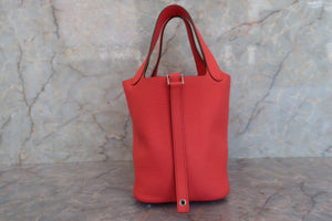 HERMES／エルメス ピコタンロックＰＭ トリヨンクレマンス ローズジャイプール □P刻印 ハンドバッグ 700040007