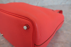 HERMES／エルメス ピコタンロックＰＭ トリヨンクレマンス ローズジャイプール □P刻印 ハンドバッグ 700040007
