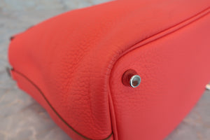 HERMES／エルメス ピコタンロックＰＭ トリヨンクレマンス ローズジャイプール □P刻印 ハンドバッグ 700040007