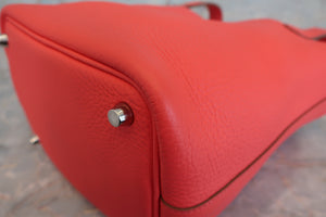 HERMES／エルメス ピコタンロックＰＭ トリヨンクレマンス ローズジャイプール □P刻印 ハンドバッグ 700040007