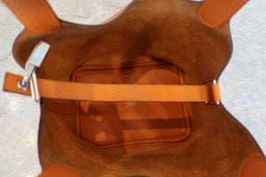 HERMES／エルメス ピコタンロックＰＭ トリヨンクレマンス アプリコット C刻印 ハンドバッグ 700090158