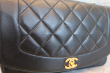 画像をギャラリービューアに読み込む, CHANEL/シャネル ダイアナマトラッセチェーンショルダーバッグ ラムスキン ブラック/ゴールド金具 ショルダーバッグ 700070063
