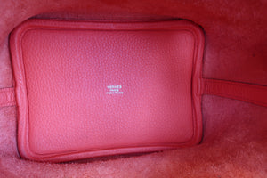 HERMES／エルメス ピコタンロックＰＭ トリヨンクレマンス ローズジャイプール □P刻印 ハンドバッグ 700040007