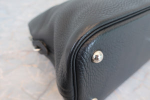 HERMES／エルメス ボリード31 トリヨンクレマンス ブラック □I刻印 ショルダーバッグ 700050276