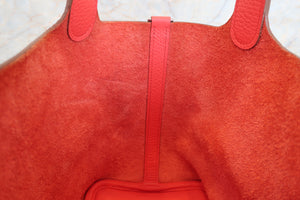 HERMES／エルメス ピコタンロックＰＭ トリヨンクレマンス ローズジャイプール □P刻印 ハンドバッグ 700040007