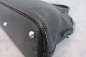 HERMES／エルメス ボリード31 トリヨンクレマンス ブラック □I刻印 ショルダーバッグ 700050276