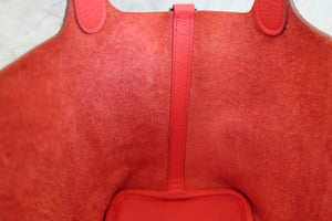 HERMES／エルメス ピコタンロックＰＭ トリヨンクレマンス ローズジャイプール □P刻印 ハンドバッグ 700040007
