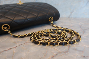 CHANEL/シャネル ダイアナマトラッセチェーンショルダーバッグ ラムスキン ブラック/ゴールド金具 ショルダーバッグ 700070063