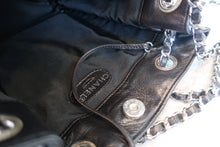 画像をギャラリービューアに読み込む, CHANEL/シャネル ココマーク巾着チェーンショルダーバッグ ラムスキン ブラック/シルバー金具 ショルダーバッグ 700100228
