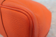 将图片加载到图库查看器，HERMES GARDEN PARTY PM Negonda leather Orange poppy □R刻印 Tote bag 60050146
