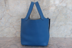 HERMES／エルメス ピコタンロックＰＭ トリヨンクレマンス ミコノス □O刻印 ハンドバッグ 700080143