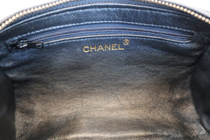 CHANEL/シャネル ココマークフリンジチェーンショルダーバッグ ラムスキン ブラック/ゴールド金具 ショルダーバッグ 600120124