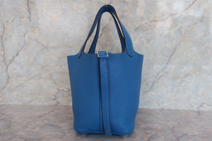 HERMES／エルメス ピコタンロックＰＭ トリヨンクレマンス ミコノス □O刻印 ハンドバッグ 700080143