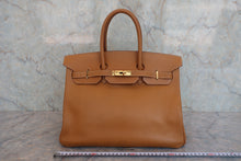 Load image into Gallery viewer, HERMES BIRKIN 35 Ardennes leather Natural □B Engraving Hand bag 800070026
