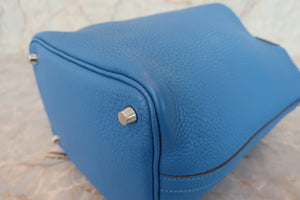 HERMES／エルメス ピコタンロックＰＭ トリヨンクレマンス ミコノス □O刻印 ハンドバッグ 700080143