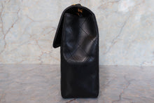 画像をギャラリービューアに読み込む, CHANEL/シャネル 中マトラッセシングルフラップチェーンショルダーバッグ ラムスキン ブラック/ゴールド金具 ショルダーバッグ 700100115
