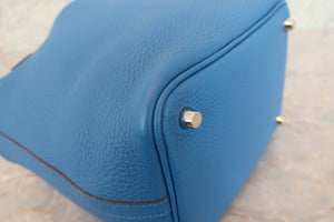 HERMES／エルメス ピコタンロックＰＭ トリヨンクレマンス ミコノス □O刻印 ハンドバッグ 700080143