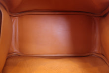 将图片加载到图库查看器，HERMES LINDY 30 Clemence leather Orange □P刻印 Shoulder bag 800020230
