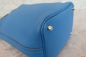 HERMES／エルメス ピコタンロックＰＭ トリヨンクレマンス ミコノス □O刻印 ハンドバッグ 700080143